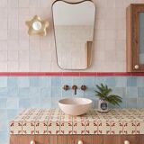 Applique murale en céramique Jelly - Carré Coco - Sable