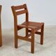 2 chaises maison Regain pour les arcs 1970