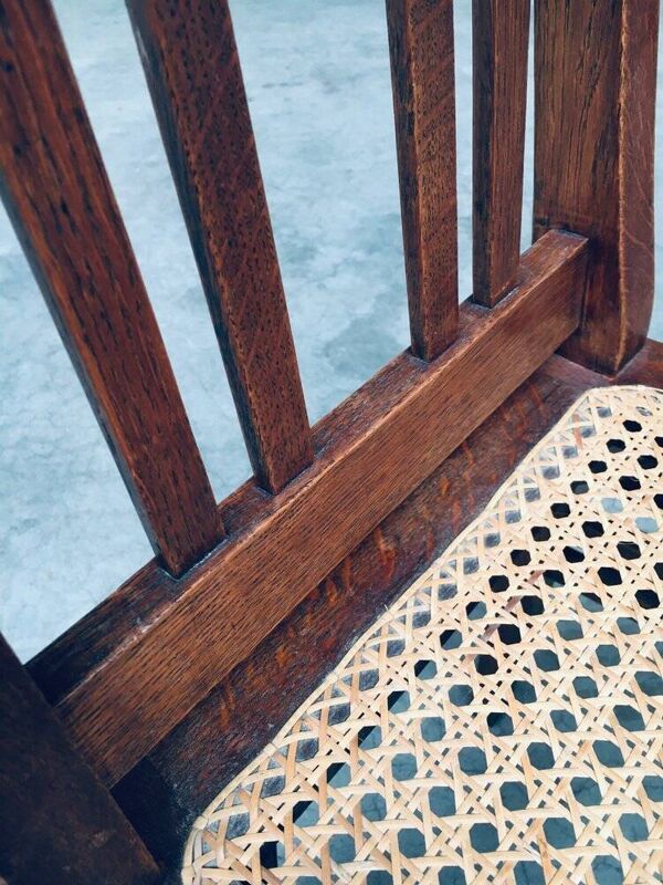 Early 20th Century Art Deco Dining Chair Set, 1920s, Set of 3