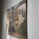 Huile sur panneau paysage