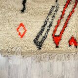 Handmade Moroccan Berber carpet 230 x 144 CM