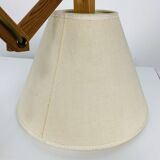 60s accordion wall light, pine