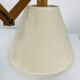 60s accordion wall light, pine