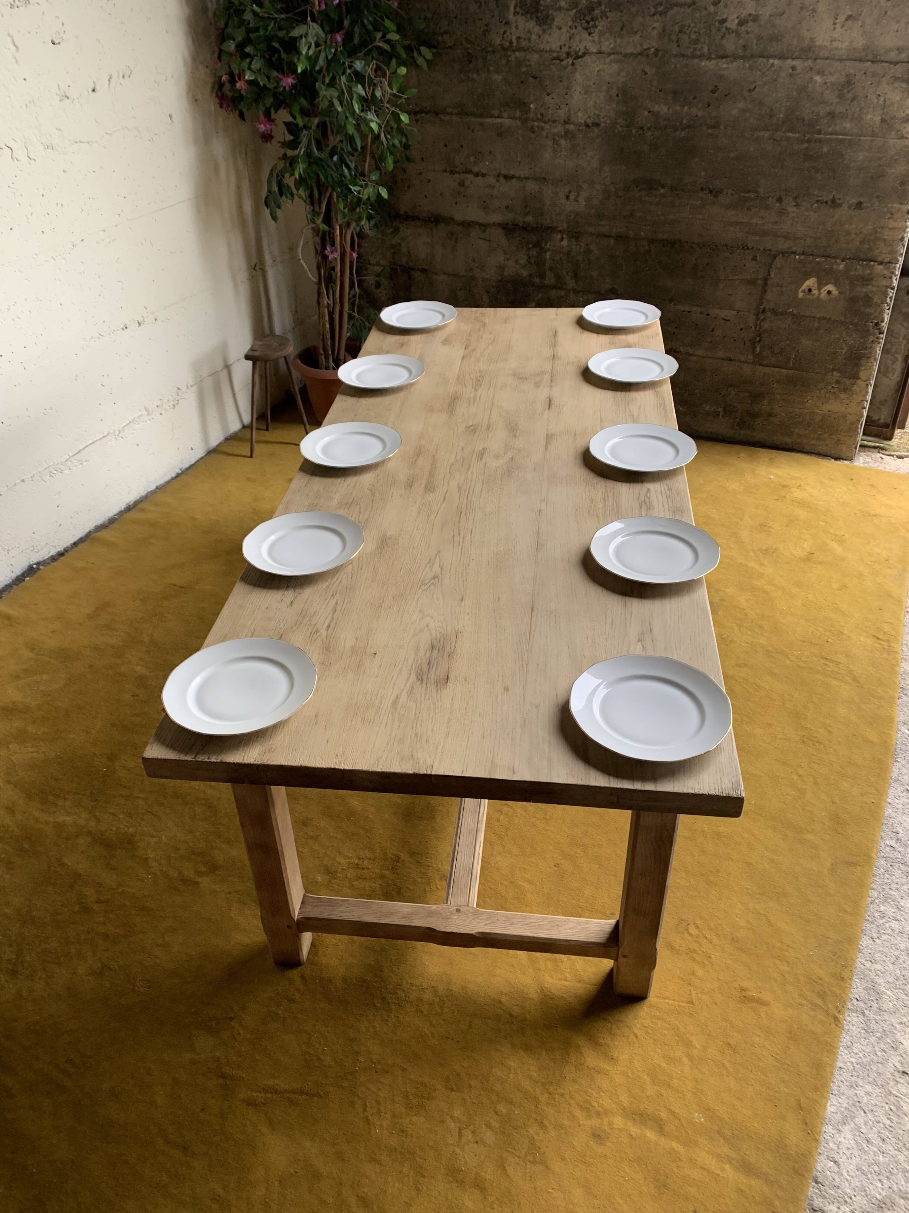 Table ferme Brut 8-10 personnes