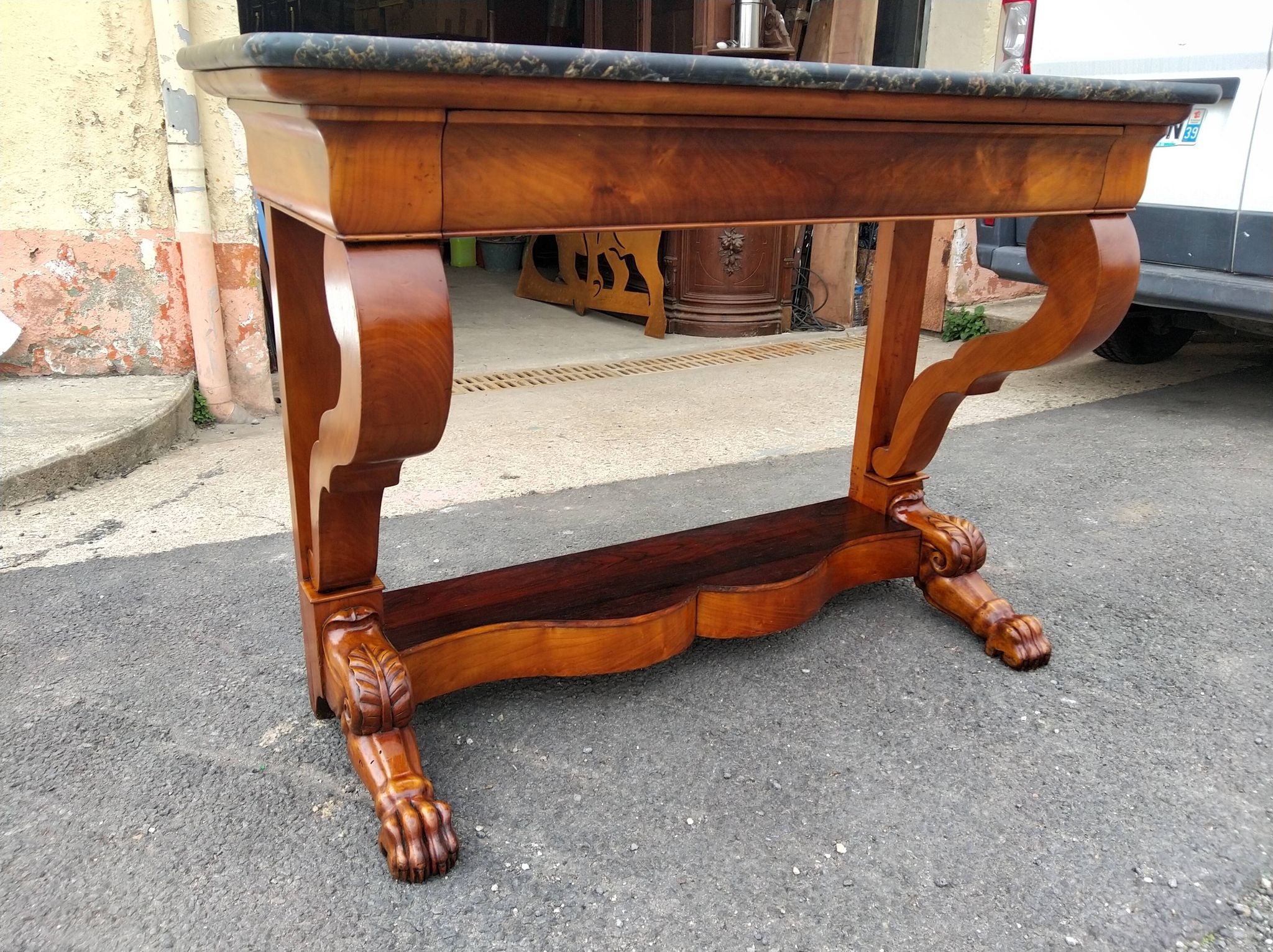 Console en merisier époque 1830