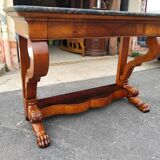 Cherry wood console from the 1830s