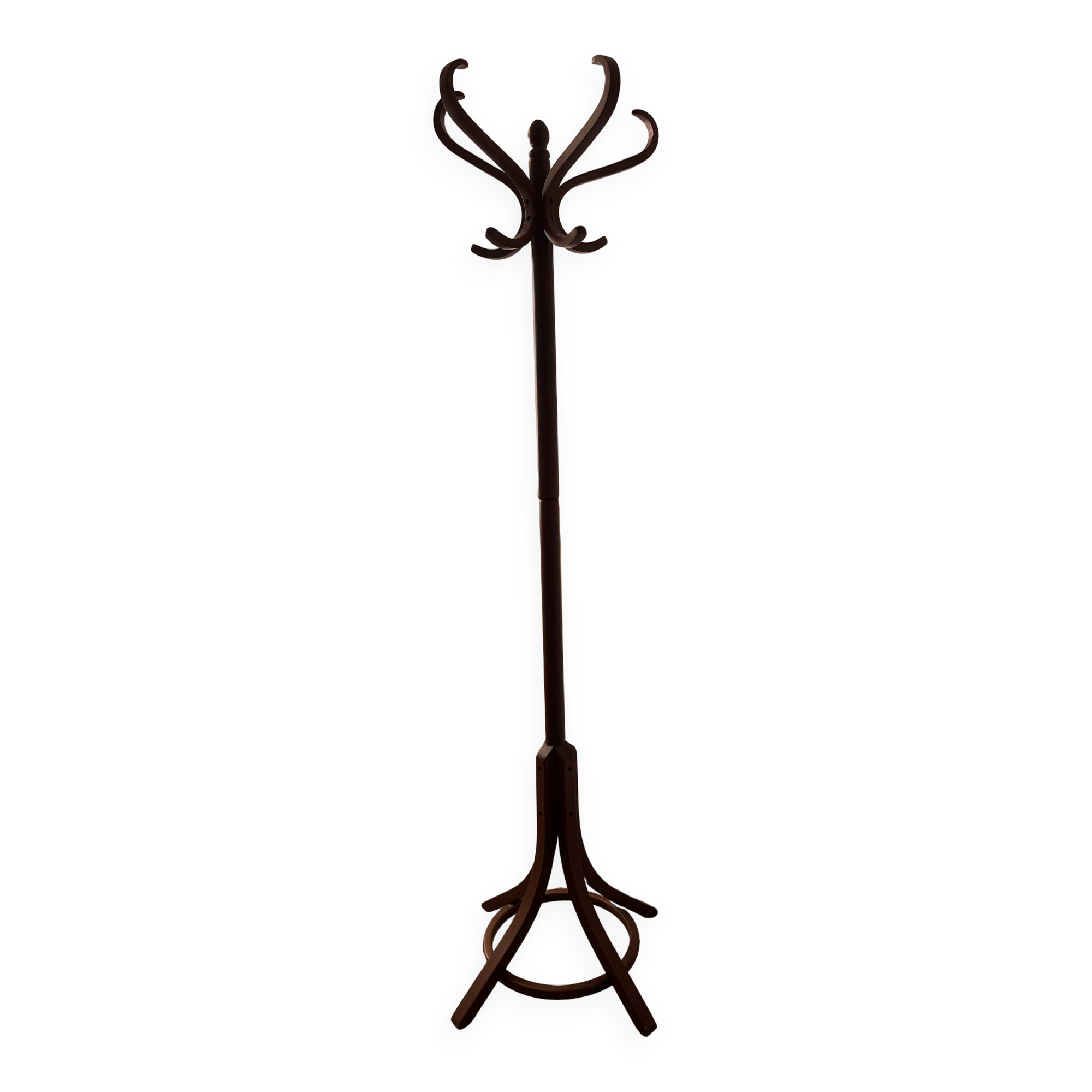 Baumann vintage wooden coat rack