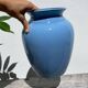Vase en céramique bleue, 1980