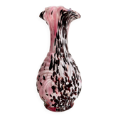 Art Nouveau soliflore vase in Clichy glass