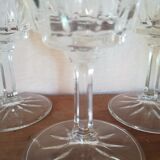 Set of 6 vintage diamond glasses