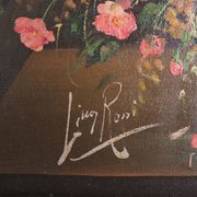 Floral arrangement painted by Lina Rossi, 1930s