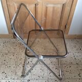 Folded chair by Giancardo Piretti for Castelli