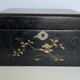 Lacquered wooden jewelry box