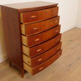 Vintage Danish chest of drawers | Teak | 6 drawers | 104 cm