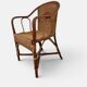 Vintage rattan armchair