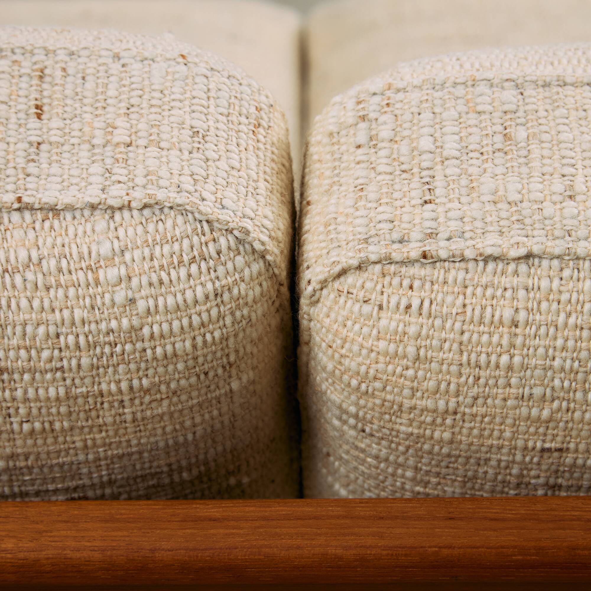 Dyrlund Three-Seater Sofa in Solid Teak