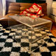Table basse en plexiglas