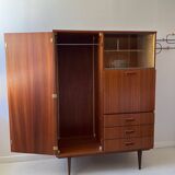 Secretary cabinet from the 60s vintage Scandinavian style