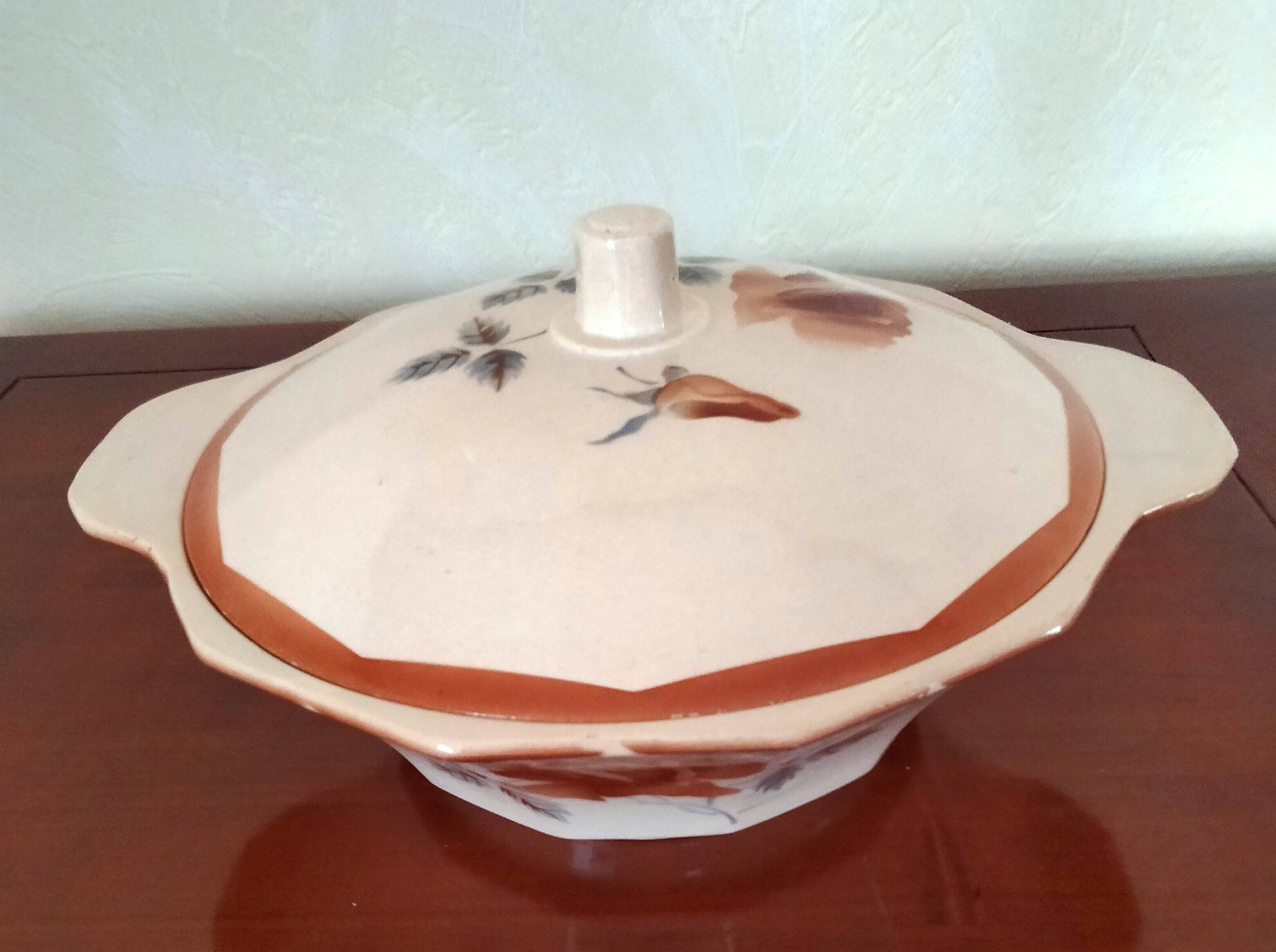 Digoin Sarreguemines soup tureen