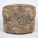 Pouf tapissé style tapisserie verdure, France, fin XIXe