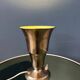 Table uplighter lamp "Cup" in metal, silver colour
