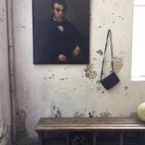 Oil canvas portrait of a man