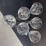 6 Baccarat wine glasses Molière service