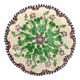 Antique plate in majolica – strawberry decoration – Orchi pottery