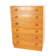 Commode six tiroirs en teck