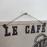 Cardboard poster "coffee"