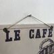 Cardboard poster "coffee"