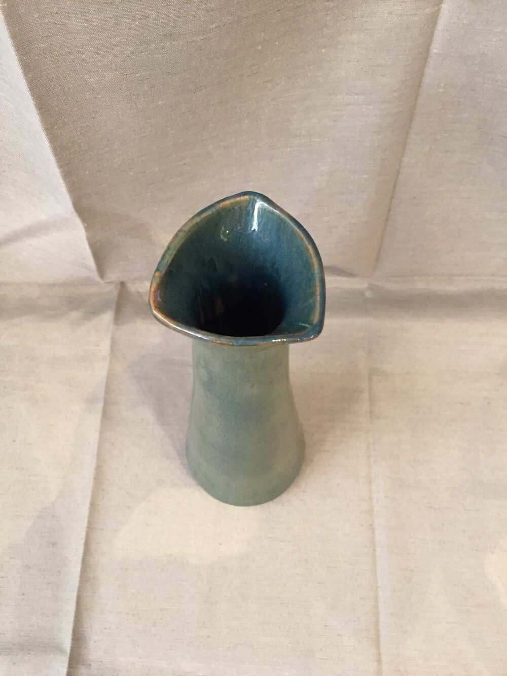 Vase soliflore in gres flame of rambervillers cytere united france