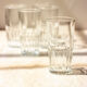 6 vintage high glasses