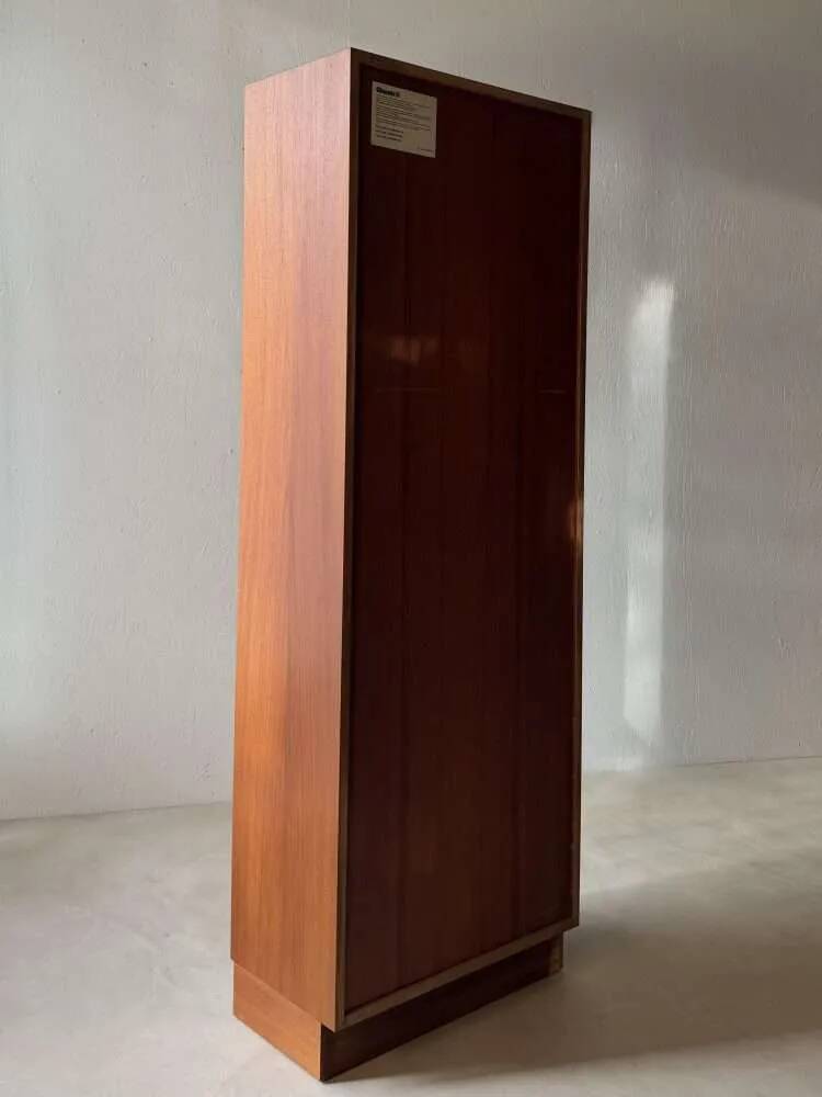 Teak display cabinet Omann Jun Danish design from the 1960s.