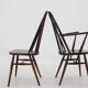 Set of 6 dining windsor chairs by Lucian Ercolani, italy, 1960