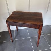 Table d’appoint, bureau 1 tiroir en placage de palissandre, 1950