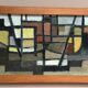 Original Swedish Oil on Canvas – “Abstract Composition” – Signed – Dated 1959 – Vintage & Framed – 77 × 35 cm
