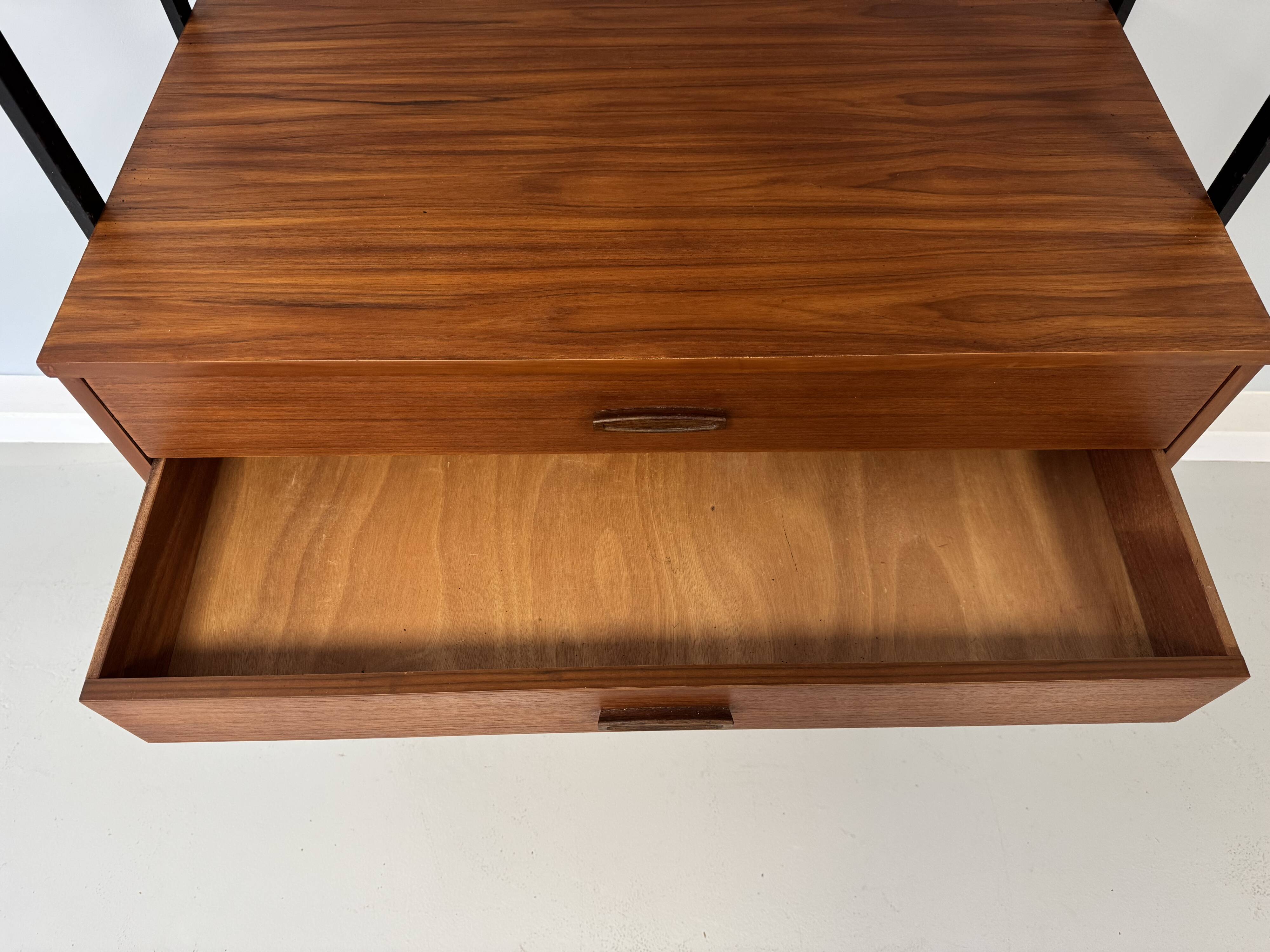 Bibliothèque, meuble de rangement par Avalon, années 1960