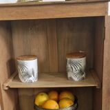 Oak display case from the early 20th century