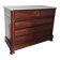 Antique Louis-Philippe style commode with Carrara marble top.