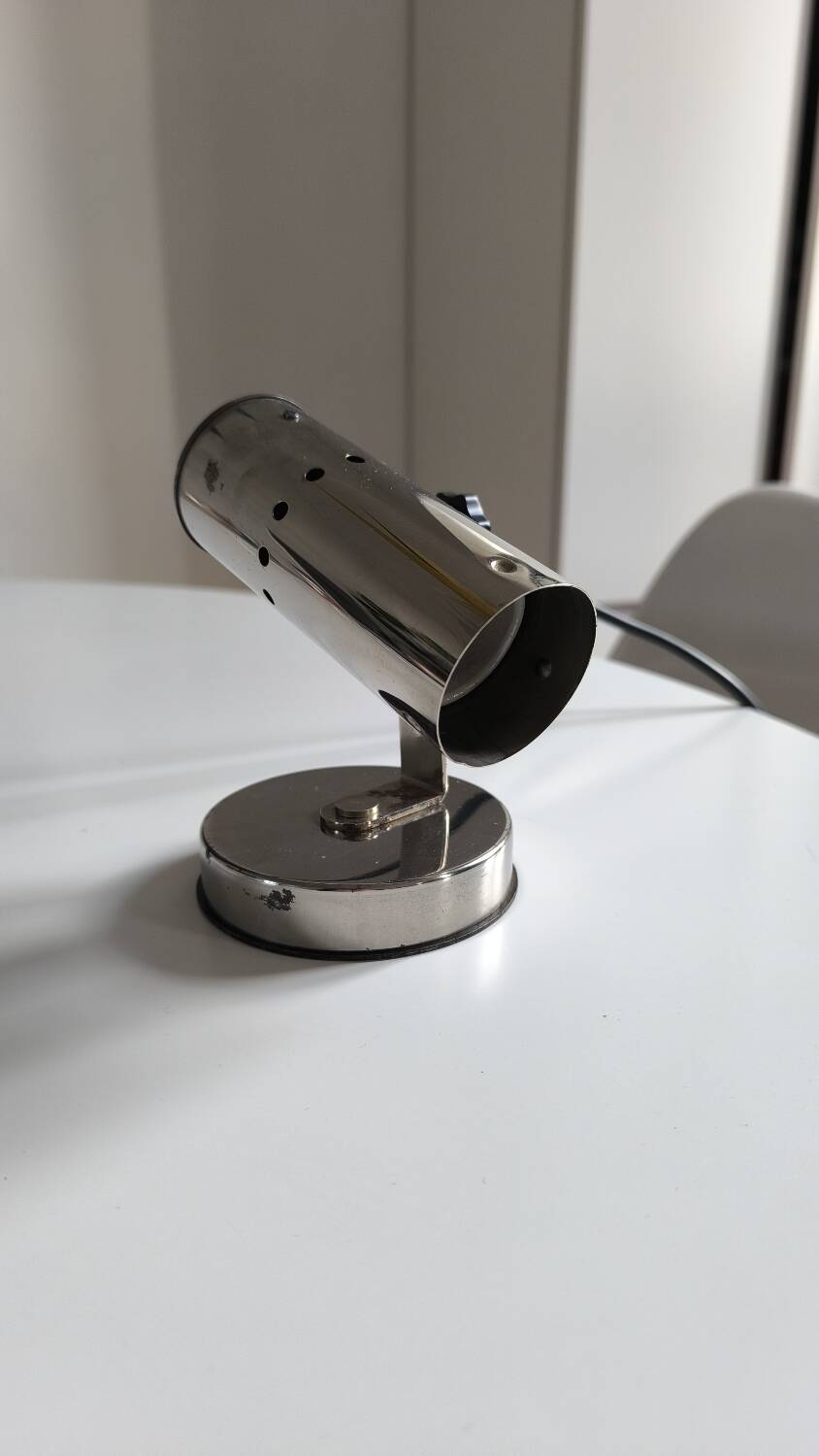 Targetti wall light in chromed metal 1970