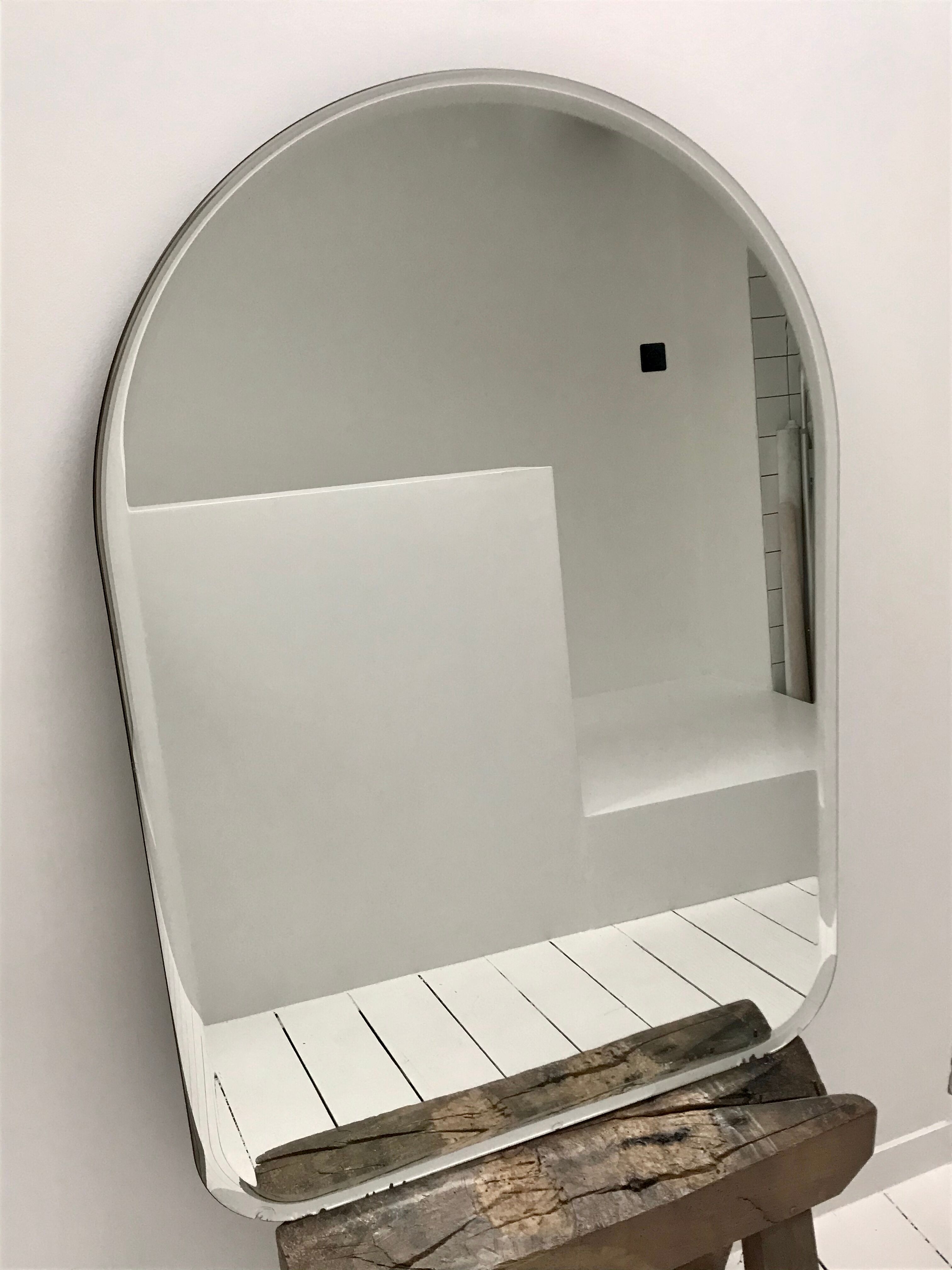 Half-circle mirror - 100x70cm