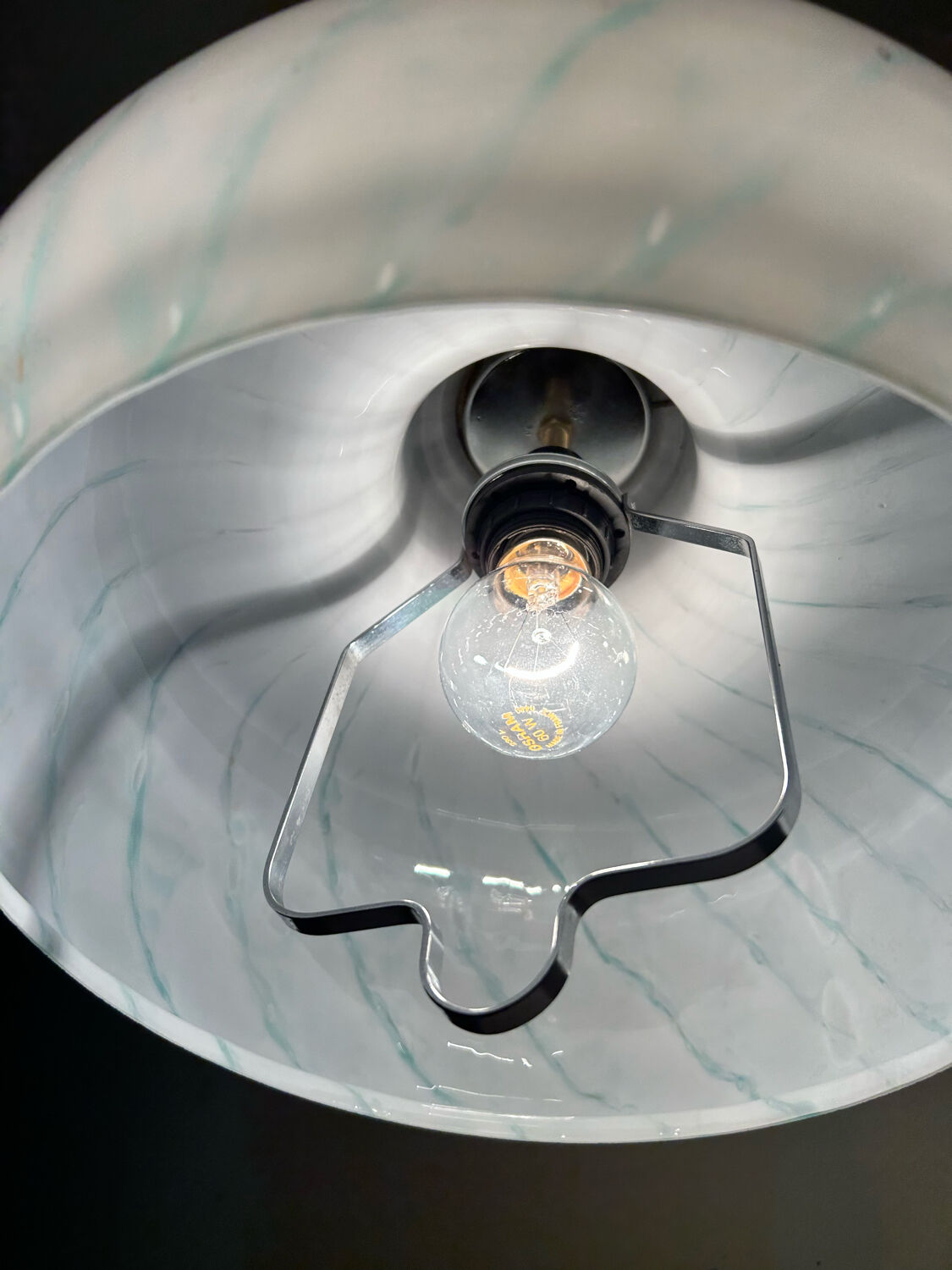 Italian design chandelier from the 70s