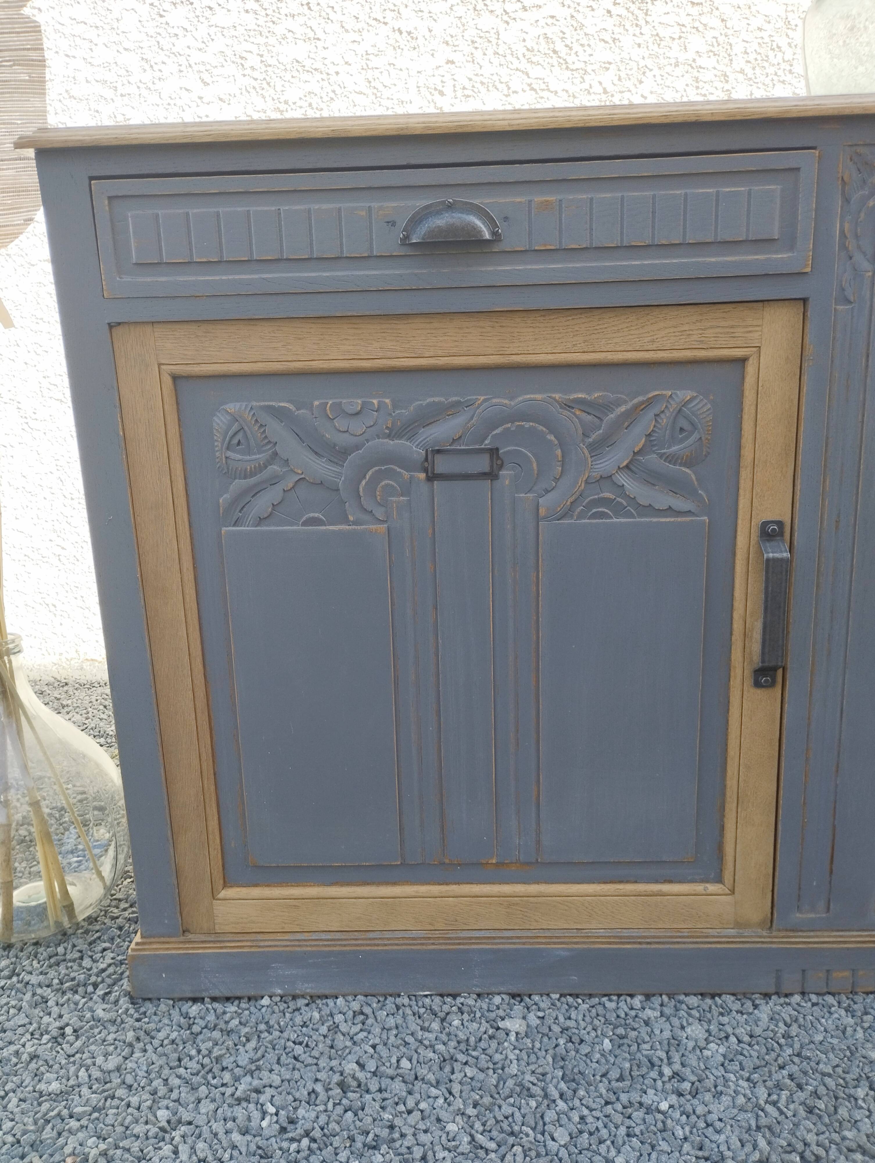 Large artdéco buffet - vintage buffet