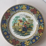Lot de 2 assiettes de collections faïence signées creil