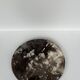 Medium petrified wood dish or pocket emptier, predominantly gray 1137