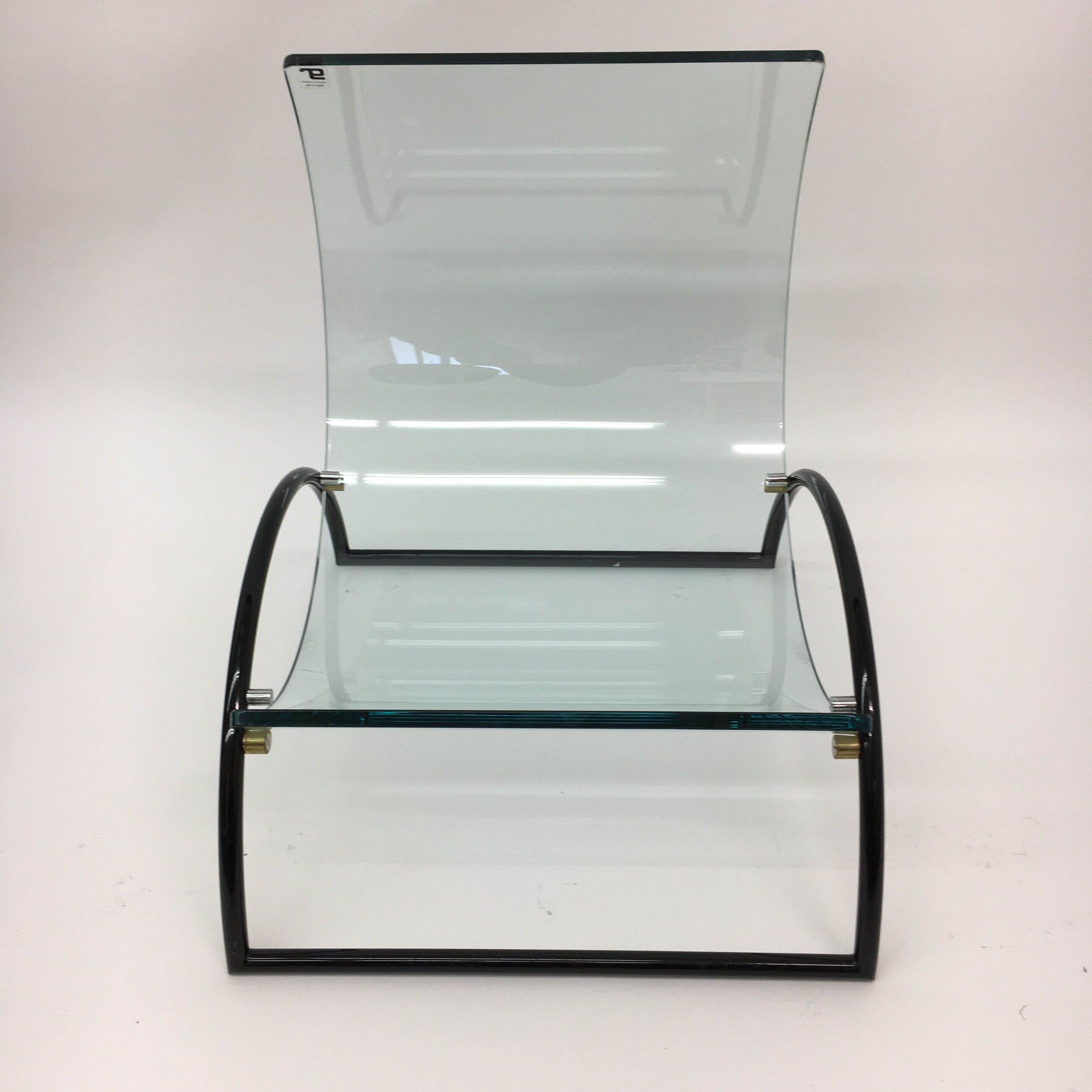 Italian magazine rack, 1980's, Gallotti & Radice