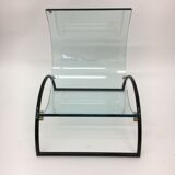 Italian magazine rack, 1980's, Gallotti & Radice