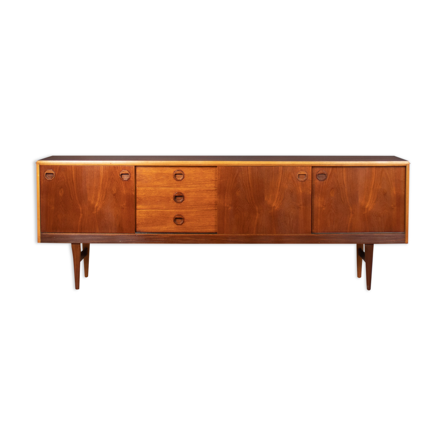Retro 1960s long teak sideboard by elliots of newbury eon