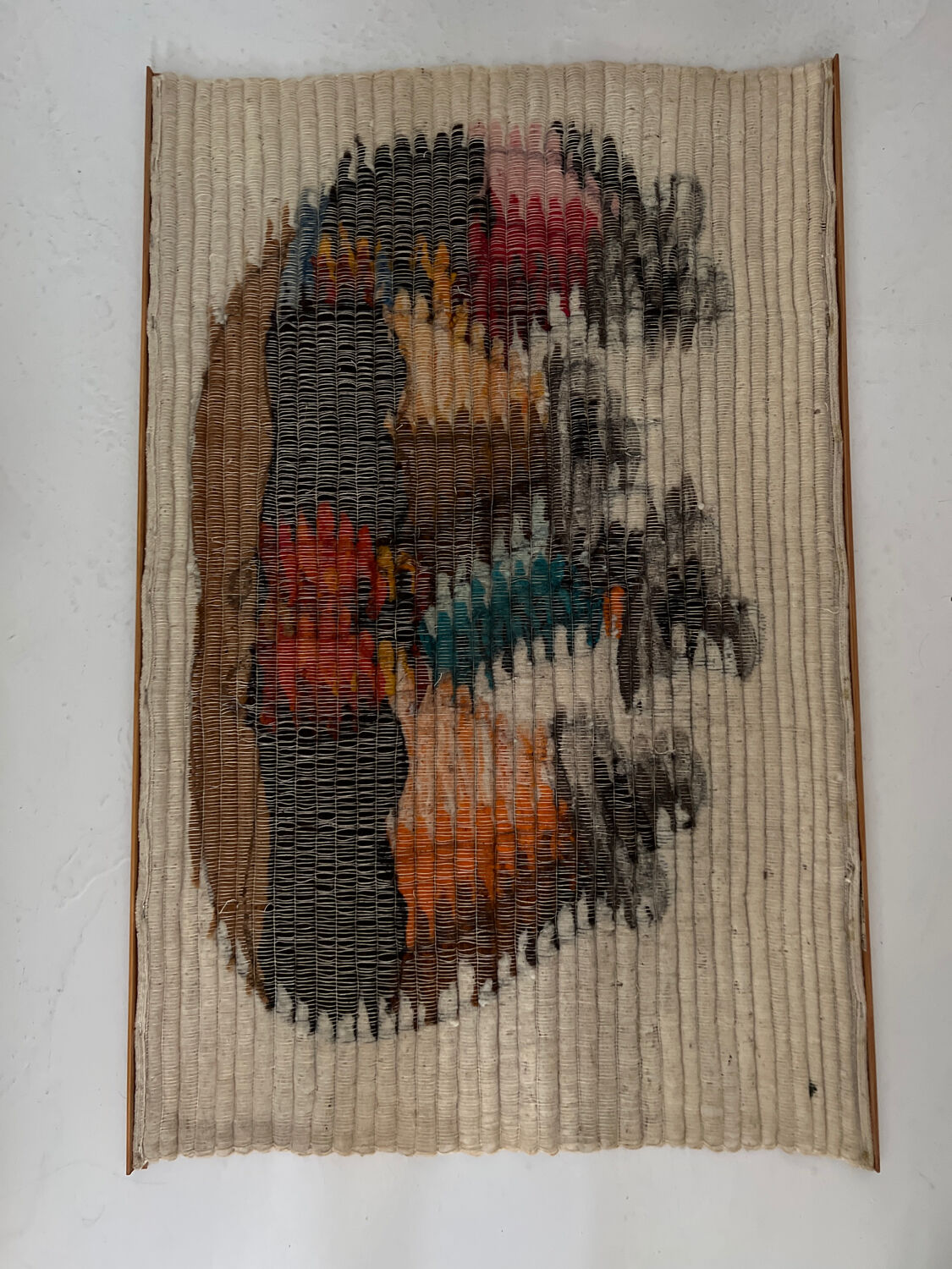 Ancient wall tapestry south america